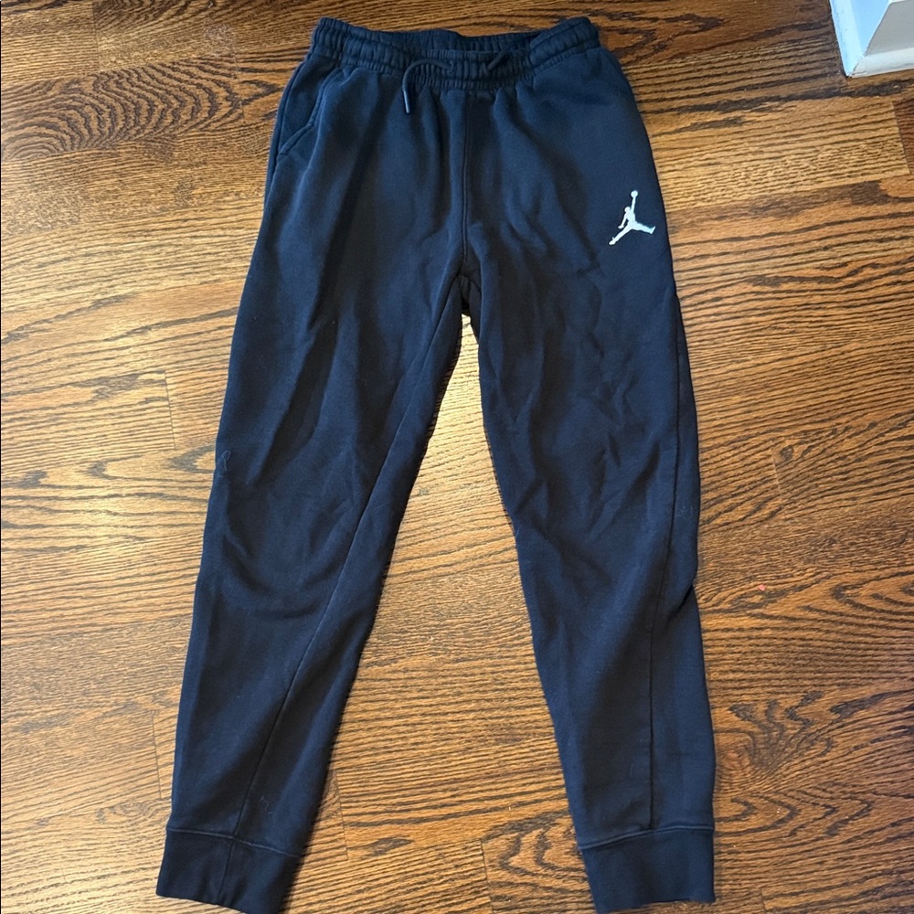Jordan Kids Navy Joggers with Logo